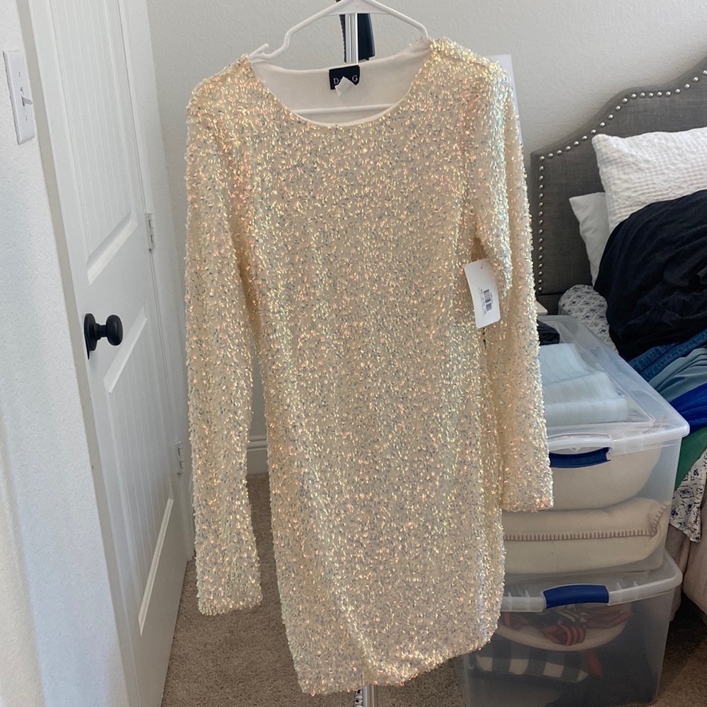 Glitter Body Con Dress